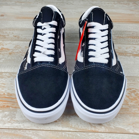 Vans Old Skool Logo Sidewall Black and White - Picture 5 of 7